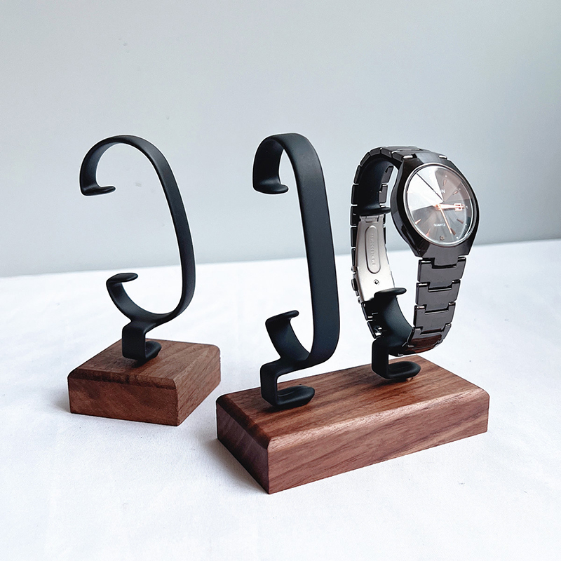 Wooden C‑Shaped Watch Holder,  - огляд і ціна Jewelry And Watches Inc
