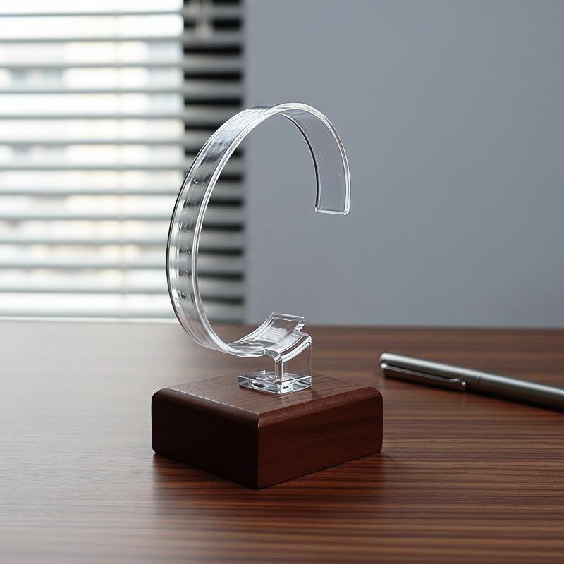 Wooden C-Shaped Watch Holder J - огляд і ціна Jewelry And Watches Inc