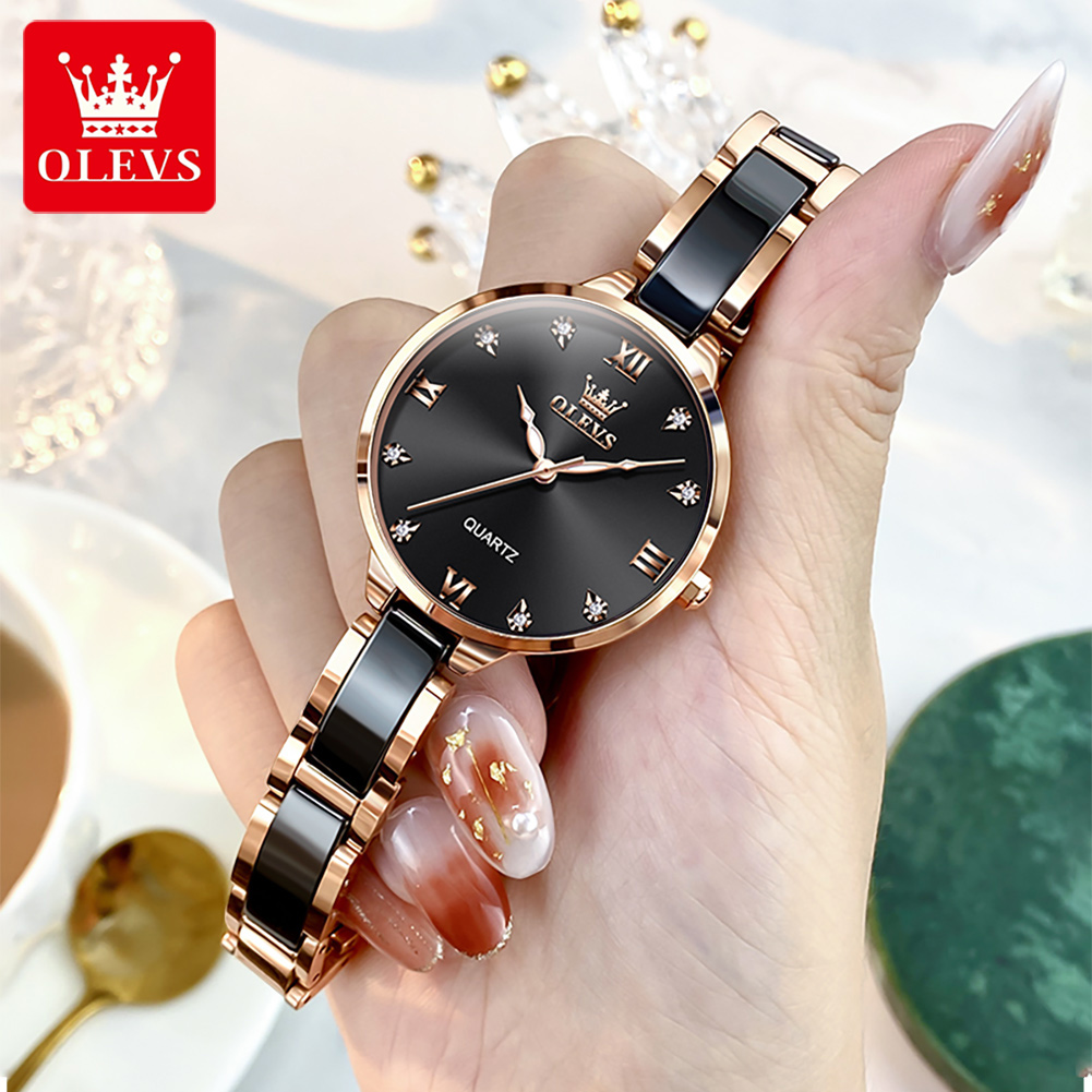OLEVS 5872 Women Watches Quart - огляд і ціна Jewelry For Watches