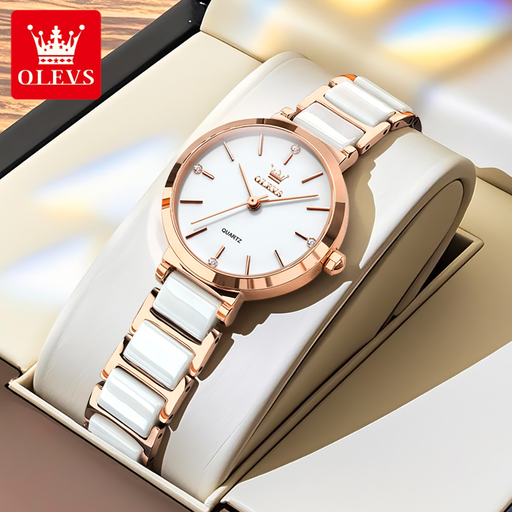 OLEVS Women Watch 5877 Luxury  - огляд і ціна Jewelry For Watches