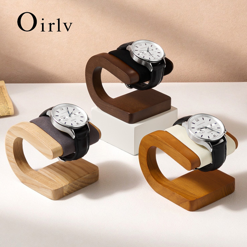 Oirlv Walnut Wooden Watch Stan - огляд і ціна Jewelry And Watches Inc